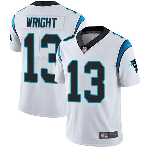 Carolina Panthers Limited White Youth Jarius Wright Road Jersey NFL Football #13 Vapor Untouchable->women nfl jersey->Women Jersey